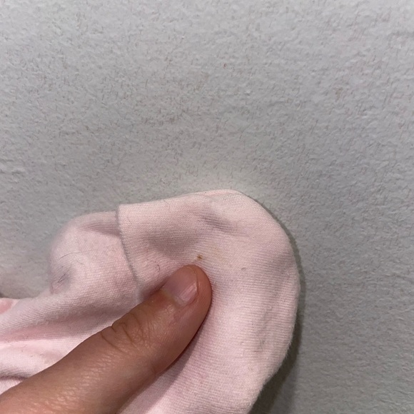 3/$15 Vintage Disney Pink Baby Sleep Gown with Winnie the Pooh - Picture 8 of 9